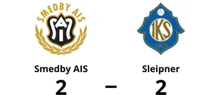 Oavgjort möte mellan Smedby AIS och Sleipner