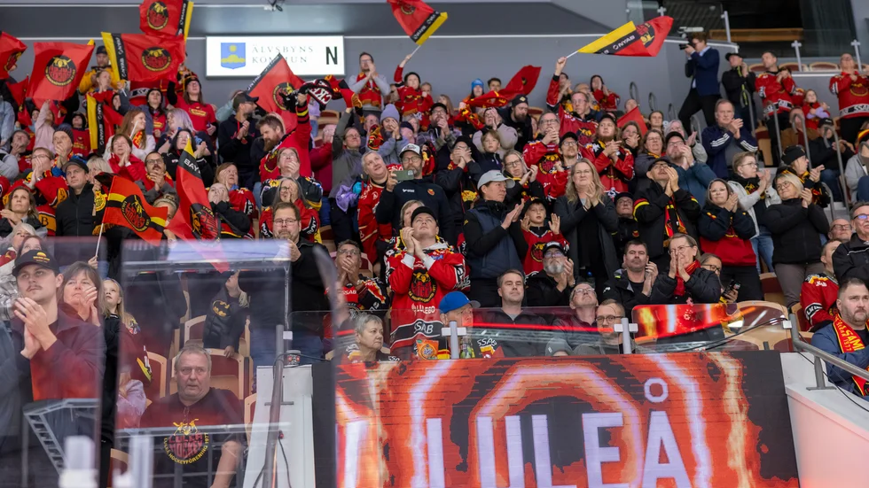 Luleå Hockey/MSSK och publiken är redo för toppmatchen mot Frölunda.