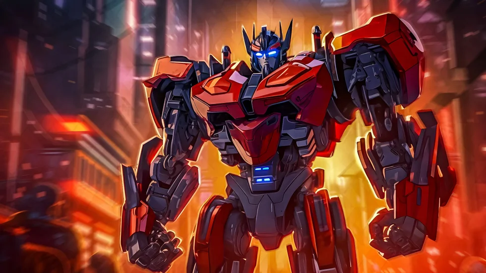 "Transformers One" är den okända ursprungshistorien om fienderna Optimus Prime och Megatron, som en gång i tiden var nära vänner.