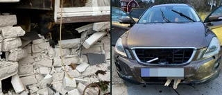 Åtvidabergsparet vaknade av en smäll – bil hade kört in i huset