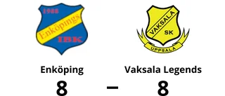 Oavgjort möte mellan Enköping och Vaksala Legends