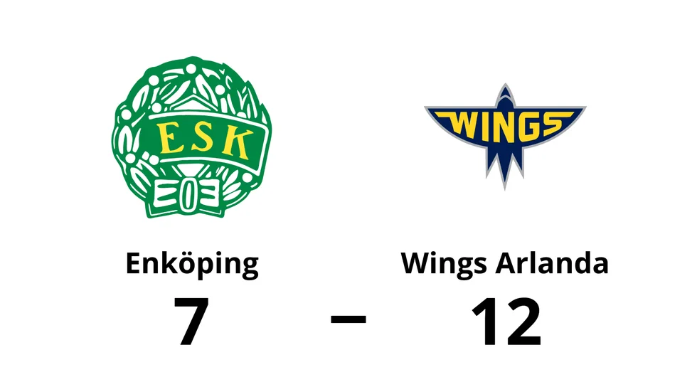 Enköpings SK HK förlorade mot Wings HC Arlanda
