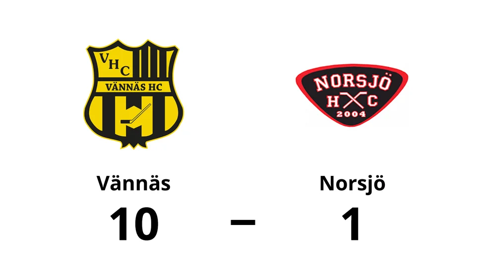Vännäs HC vann mot Norsjö HC
