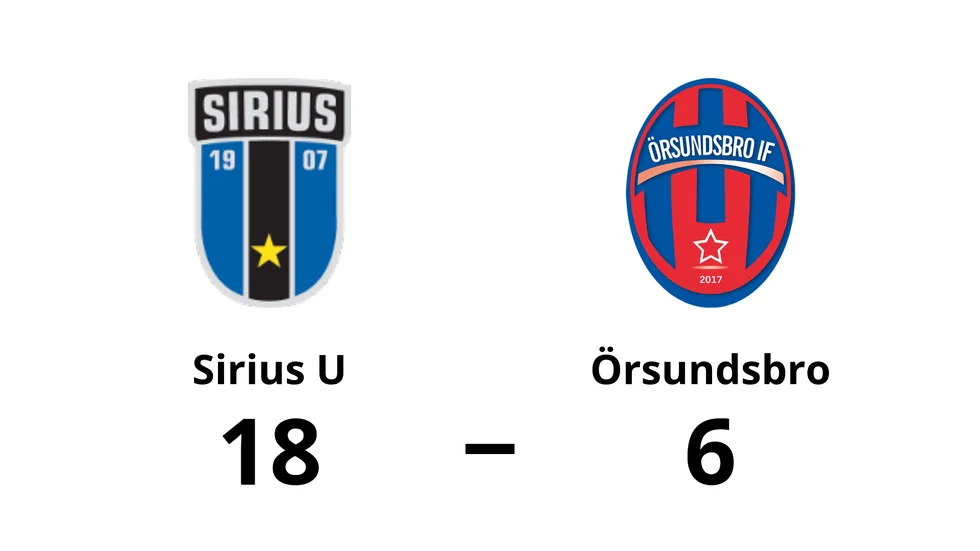 IK Sirius FBC U vann mot Örsundsbro IF