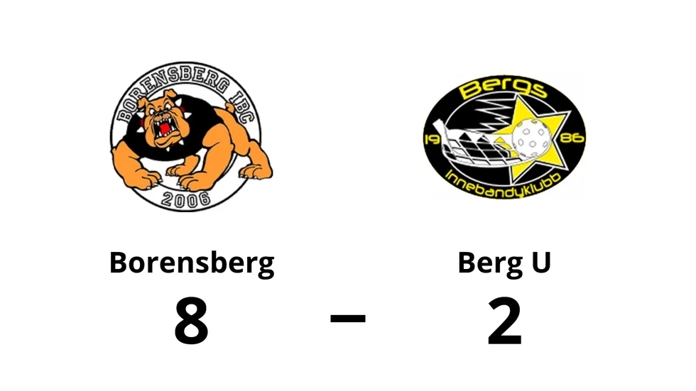 Borensberg IBC vann mot Bergs IK U-lag