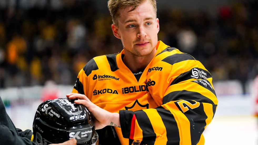 Adam Pettersson hann med att vinna två SM-guld i Skellefteå AIK innan centern bytte till Brynäs 2020.