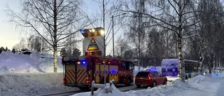 Tre personer skadade efter frontalkollison