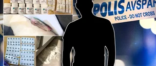  Polisen hittade 70 000 kronor och ett parti kokain i bostaden