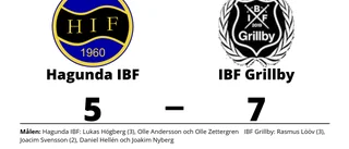 IBF Grillby vann borta mot Hagunda IBF