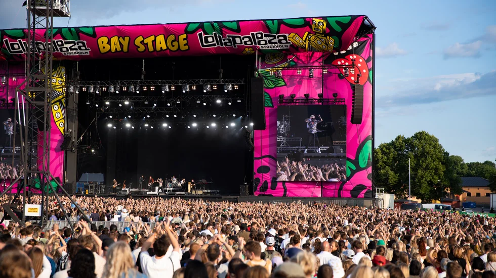 Det blir ingen Lollapaloozafestival i Stockholm nästa år. Arkivbild.