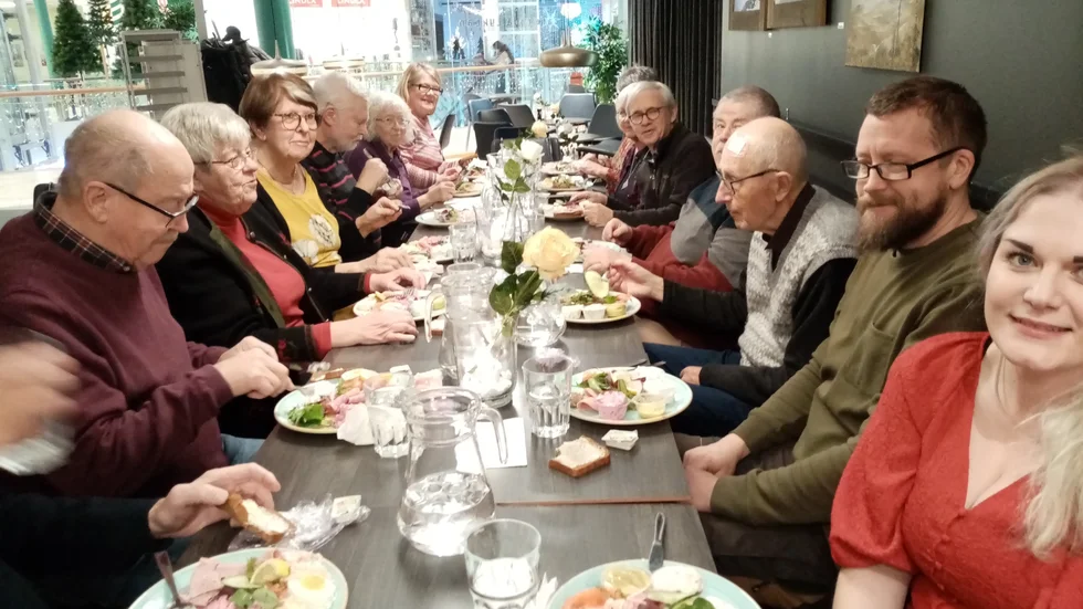 En god jultallrik avslutade verksamhetsåret.