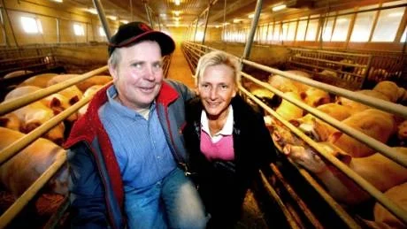 HOPPFULLA. Mats och Marie Bondesson tror på framtiden, trots att lönsamheten i lantbruket i år sjunker för andra året i rad.