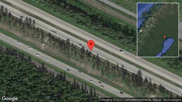 Singelolycka på väg 97