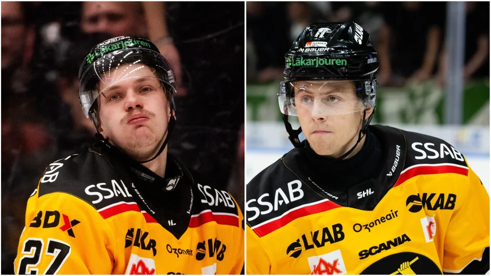 Oskari Laaksonen och Jesper Sellgren hade en tuff kväll i Örebro. 
