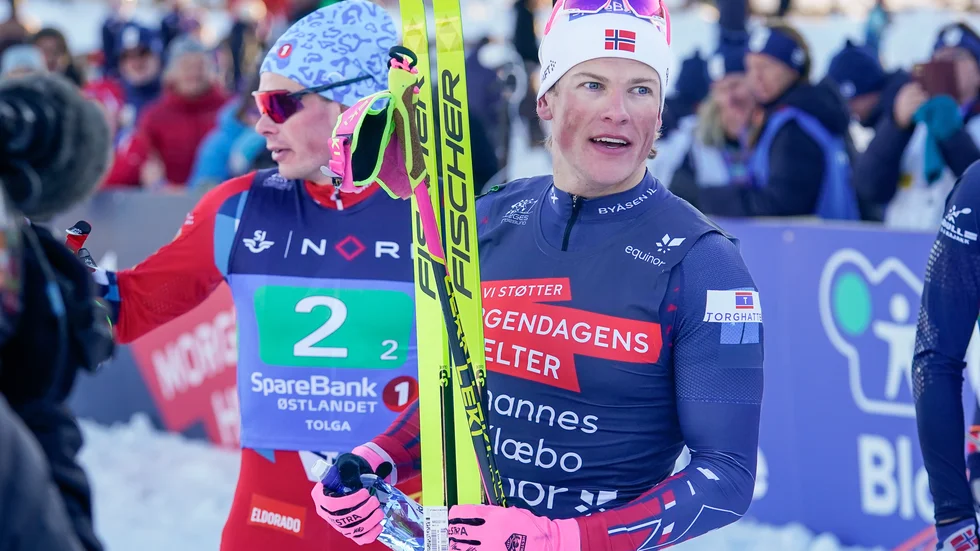 Johannes Høsflot Klæbo tävlar i Östersund. Arkivbild.