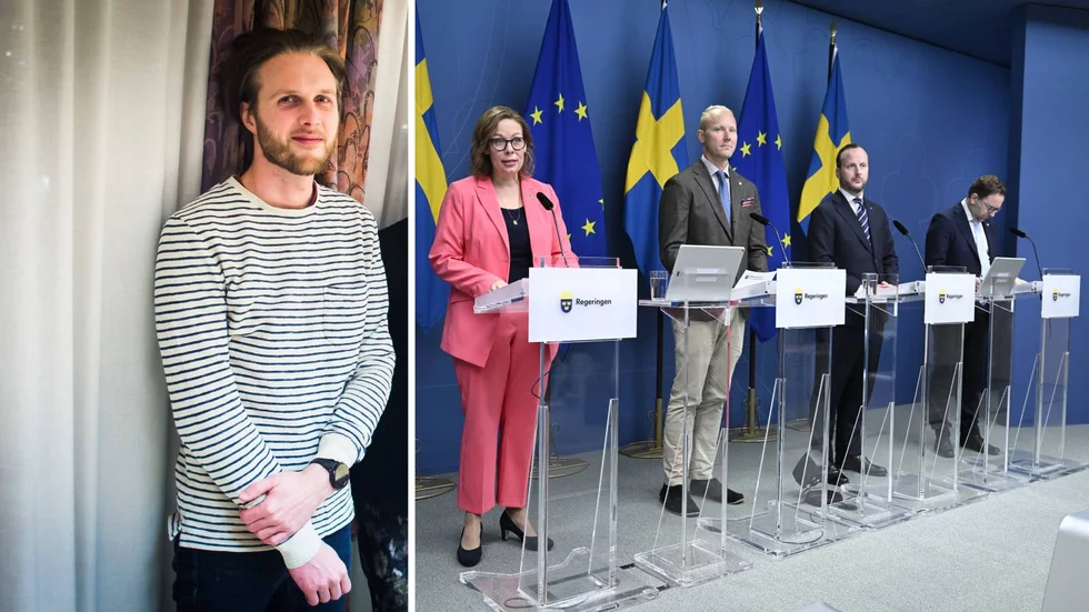 Vänsterpartiet och Miljöpartiet i Flen står inte bakom Tidöpartiernas förslag att inför anmälningsplikt. "Välfärdsanställdas uppgift är att ge personer utbildning, vård, omsorg och socialt stöd utifrån behov", säger Anton Ragnarsson (V).