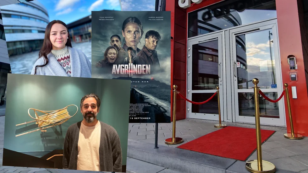 Det är filmpremiär för "Avgrunden" i Kiruna under torsdagskvällen och röda mattan är framrullad. 