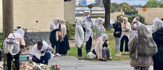 Här samlas hundratals för att sörja den mördade 25-åringen