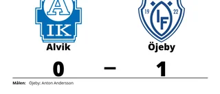 Öjeby sänkte Alvik - Anton Andersson matchhjälte