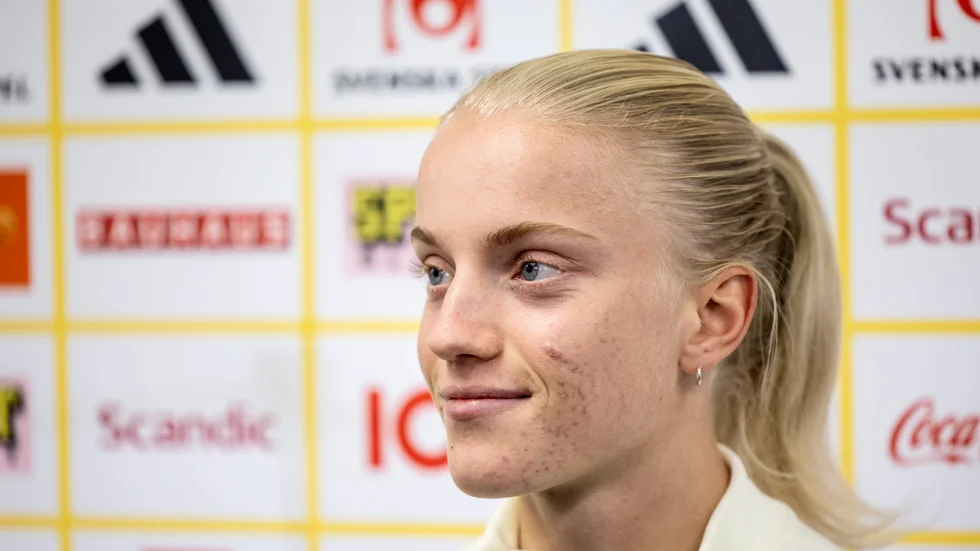 Anna Sandberg under VM. Arkivbild.
