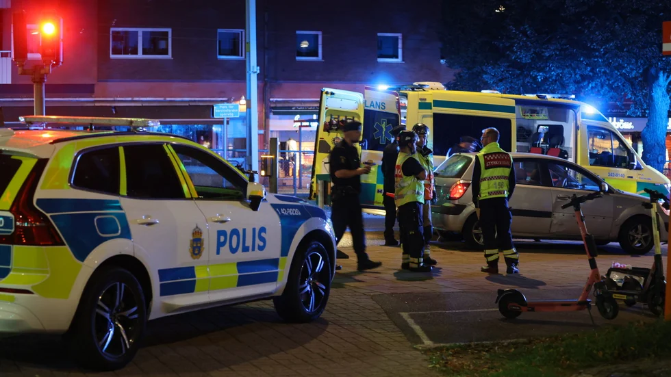 En person på elsparkcykel blev påkörd på Kungsgatan måndagskvällen.