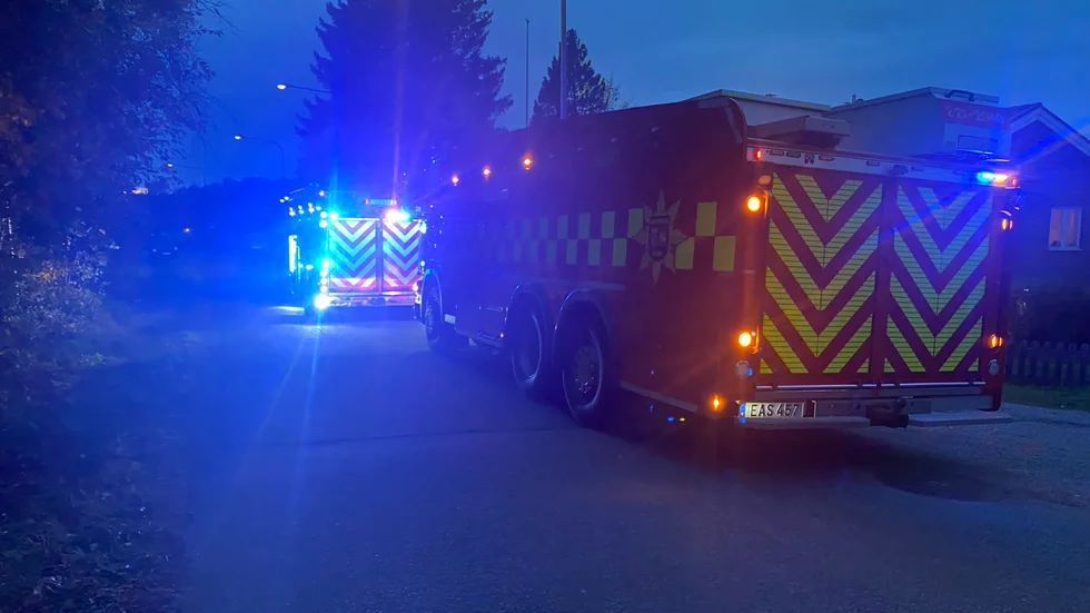 Räddningstjänsten fick rycka ut på ett brandlarm på tisdagskvällen. 