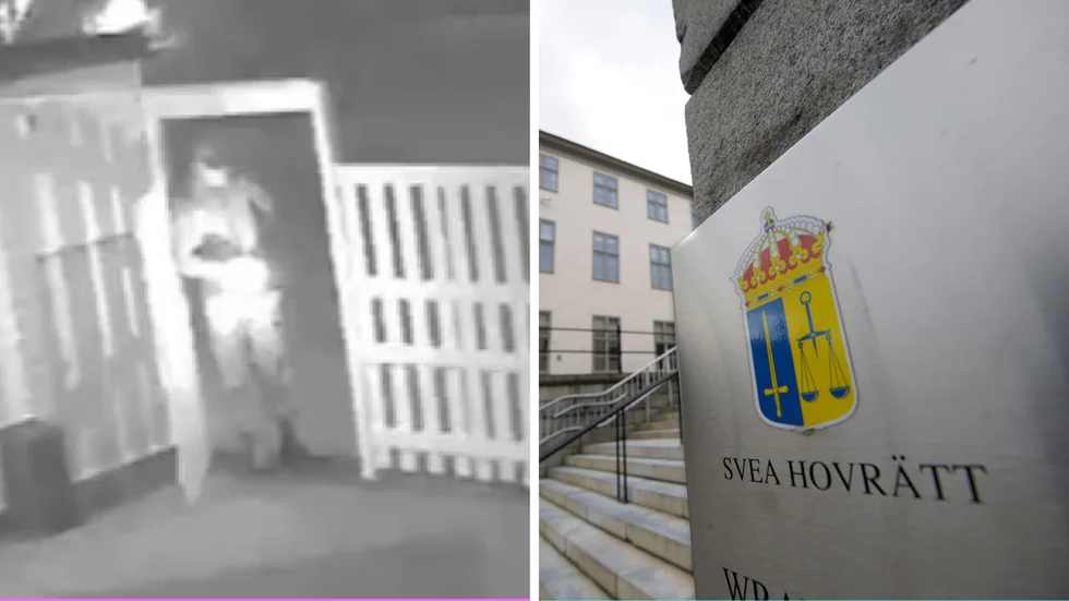 Mannen som slängde en sprängladdning mot en villa i Uppsala förra sommaren döms av hovrätten till skyddstillsyn. 