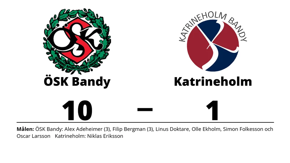 Örebro SK vann mot Katrineholm Bandy