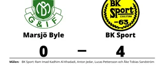 Seger gör att BK Sport är klart för division 5