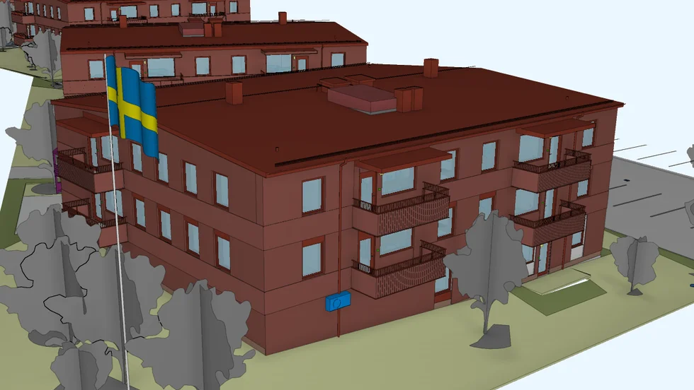 Kvarter 25 i nya Kiruna centrum ska se ut så här.