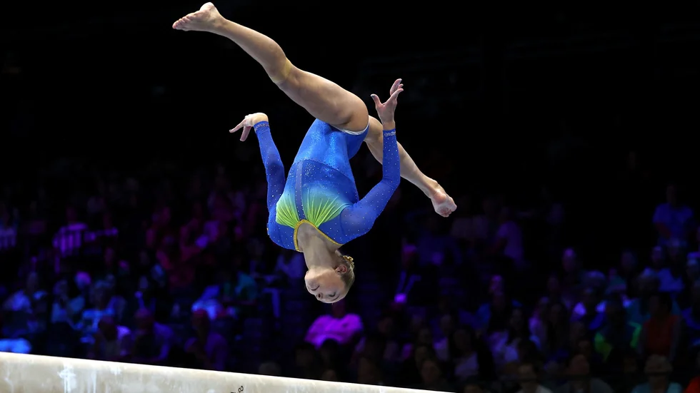 16-åriga Elina Grawin imponerade stort under sin VM-debut.