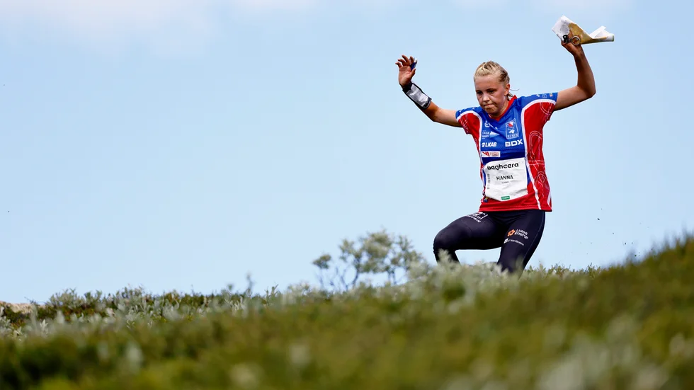 Hanna Lundberg, OK Renen, ligger tvåa efter tre etapper av O-Ringen.