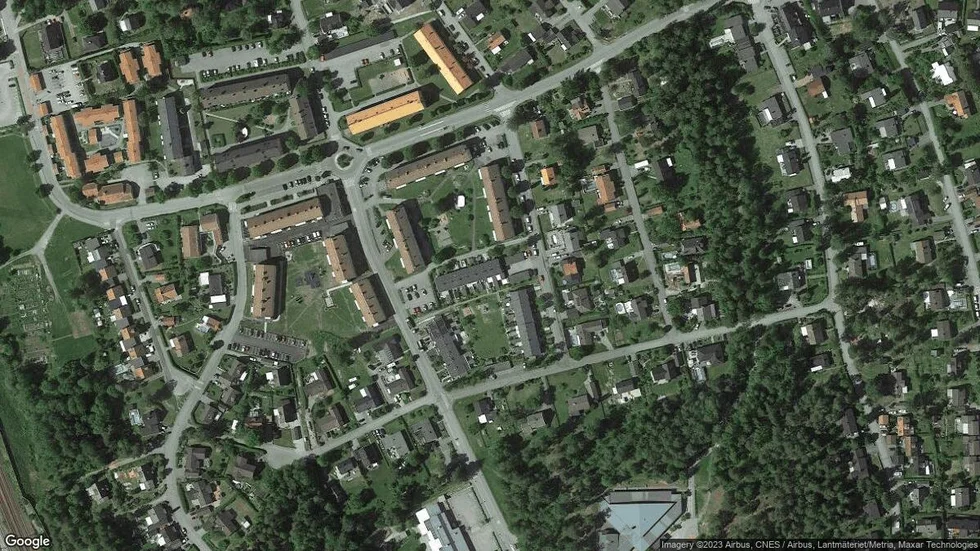 Området kring Kadettvägen 3B
