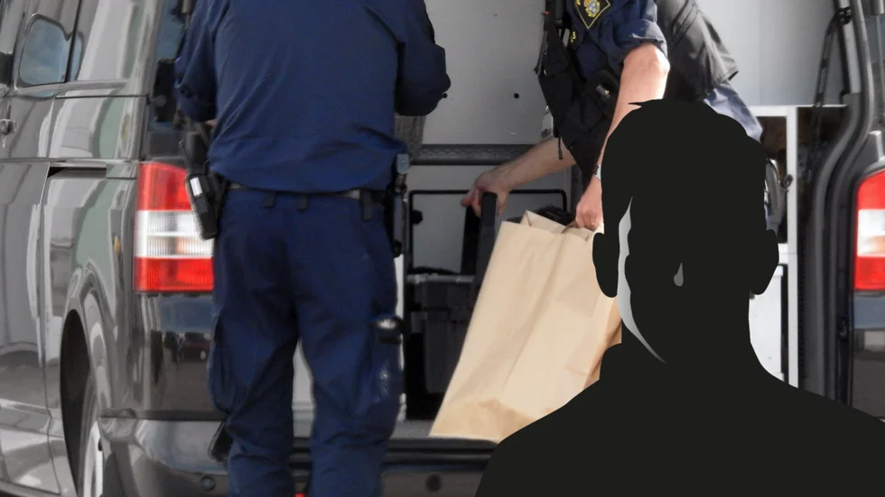 Mannen greps på hotellrummet och brottsplatsen spärrades av för kriminalteknisk undersökning.