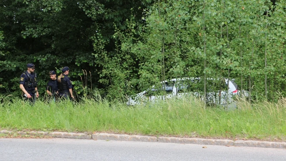Bilisten fick prejas av polisen efter vansinnesfärden. 