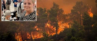 Norrbottningen befinner sig på brandhärjade Rhodos