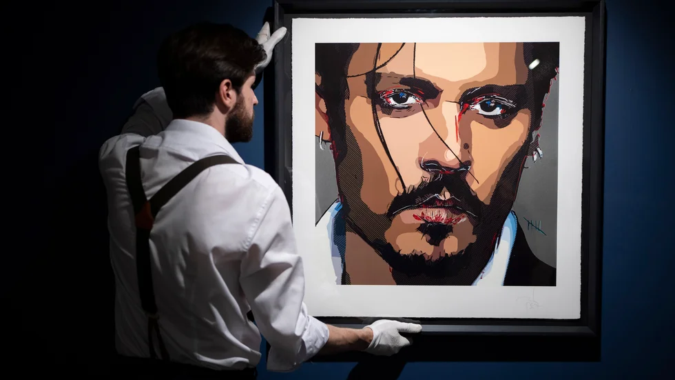 I självporträttet har Johnny Depp fångat de senaste årens känslor.