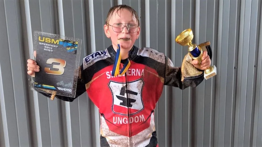 Jesper Kvarnström var nöjd efter USM-finalen i Målilla där han la beslag på bronsmedaljen.