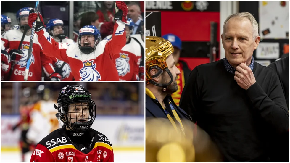 Luleå Hockey/MSSK har värvat Dominika Lásková (högst upp till vänster). Om det blir någon återkomst för Johanna Fällman återstår att se.