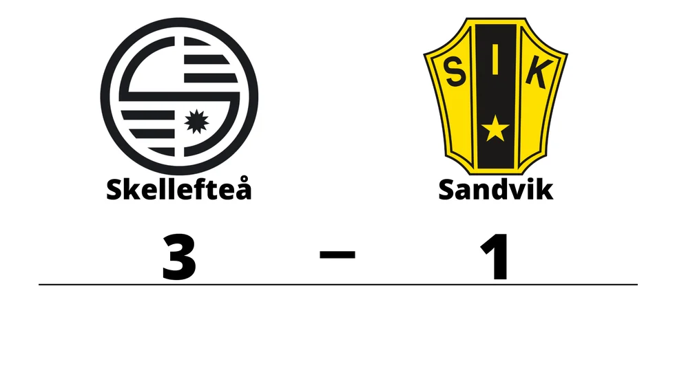 Skellefteå FF vann mot Sandviks IK