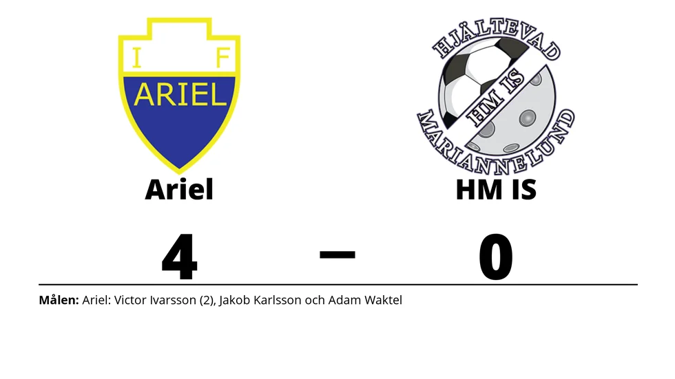IF Ariel vann mot HM IS