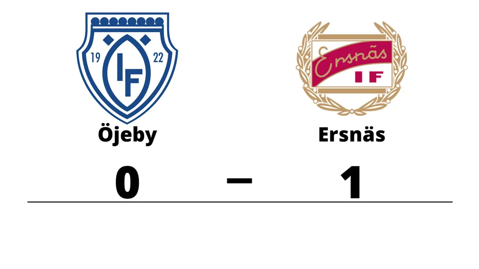 Öjeby IF förlorade mot Ersnäs IF