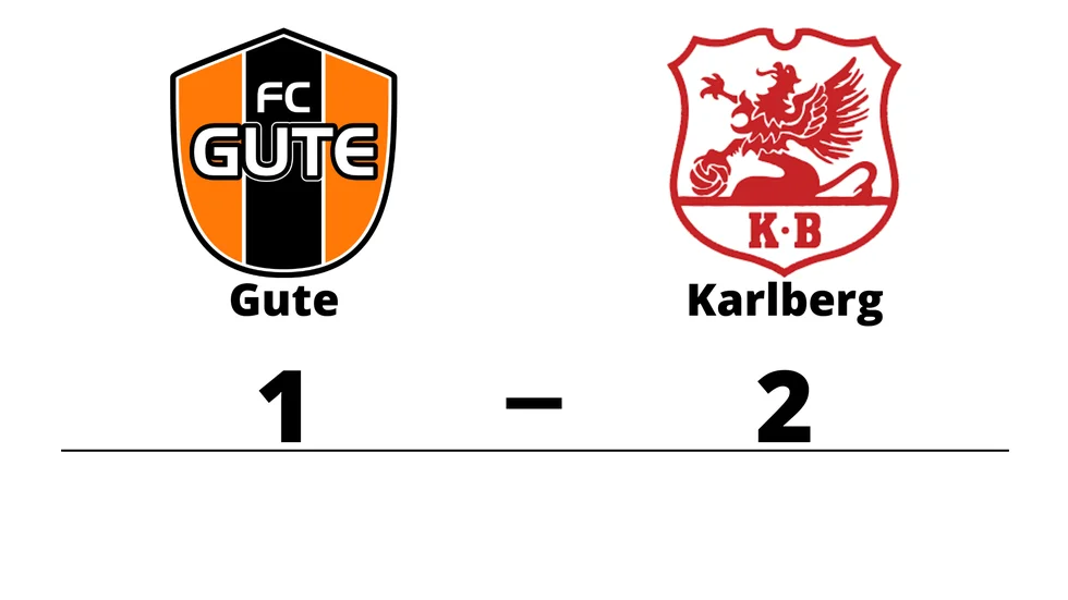 FC Gute förlorade mot Karlbergs BK