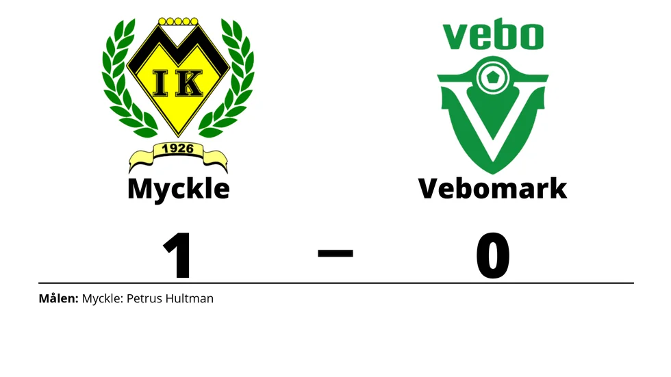 Myckle IK vann mot Vebomarks IF