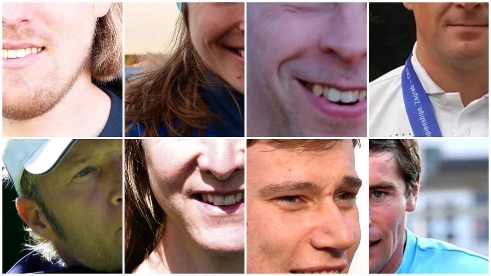 Collage till quiz om idrottsprofiler från Västervik.