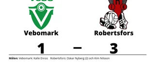 Oskar Nyberg gjorde två mål när Robertsfors vann
