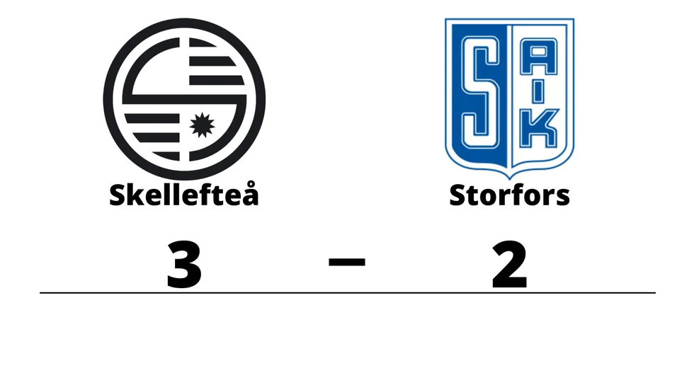 Skellefteå FF vann mot Storfors AIK