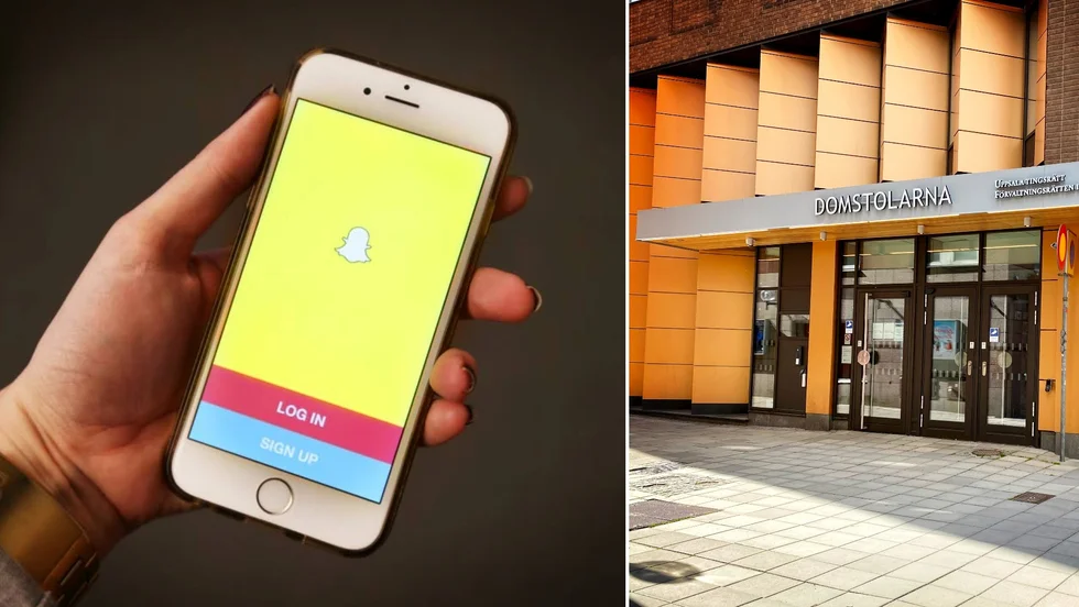 En man i 20-årsåldern åtalas i Uppsala tingsrätt misstänkt för att ha spridit barnpornografiska bilder på appen Snapchat.