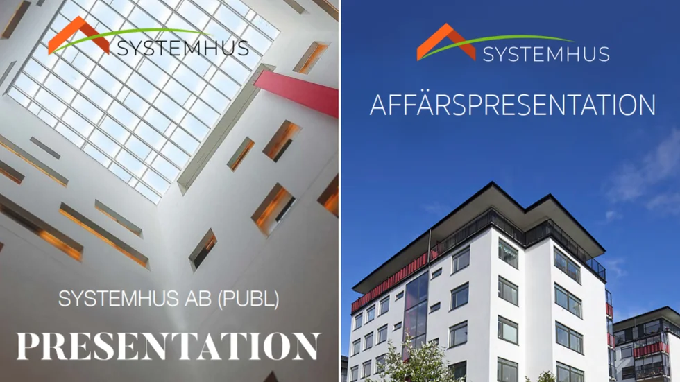 Prospekt som Systemhus använde när allmänheten erbjöds att köpa aktier i företaget. 