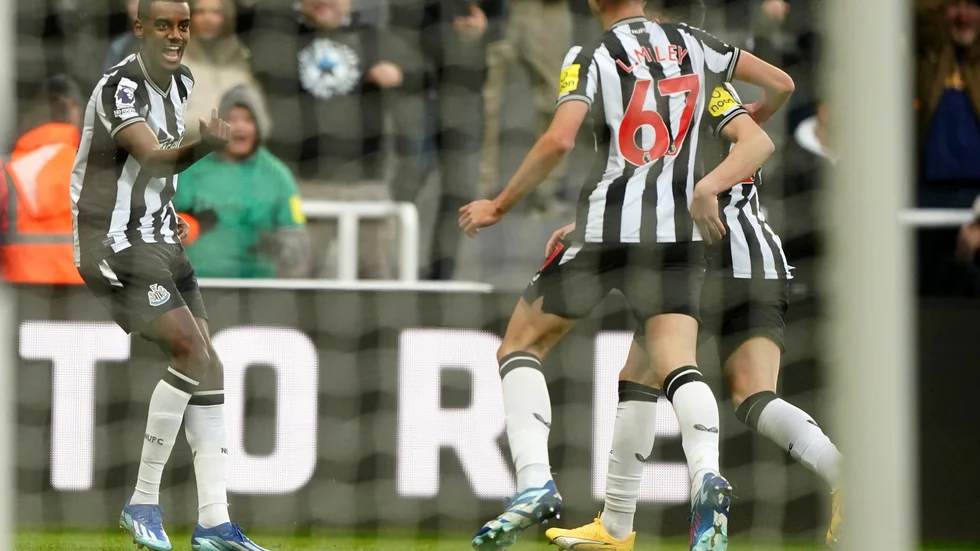 Isak blev målskytt för Newcastle.